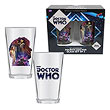 Doctor Who Anniversary Fourth Doctor 16 oz. Glass Set of 2